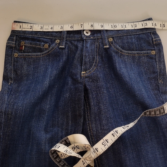 AG Adriano Goldschmied The Club Women's Low Rise Blue Denim Jeans Size 24R - Picture 11 of 16